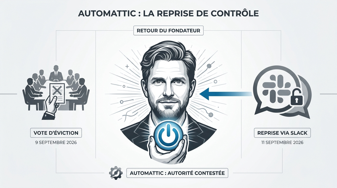Matt Mullenweg reprend le contrôle de la direction d'Automattic après une crise interne