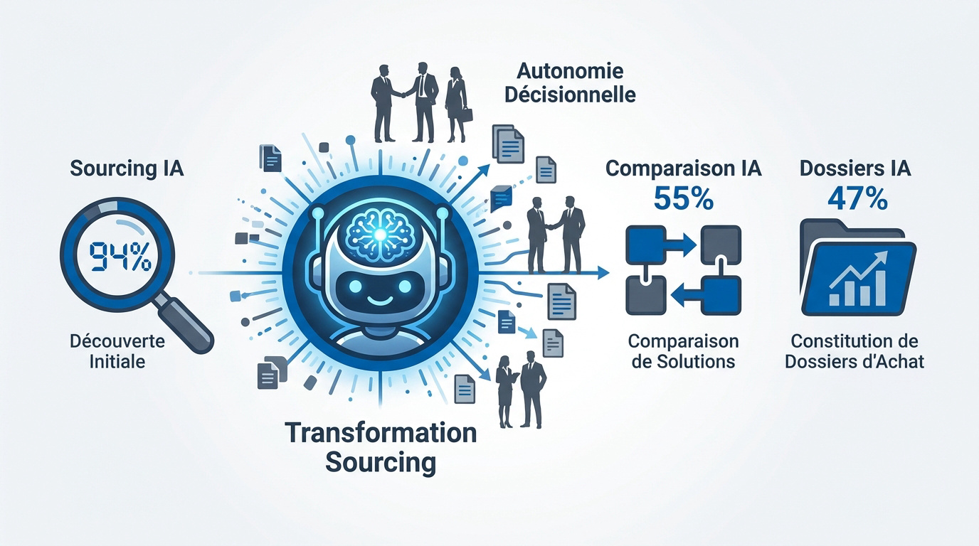 Impact de l'IA générative sur le sourcing et le parcours d'achat B2B