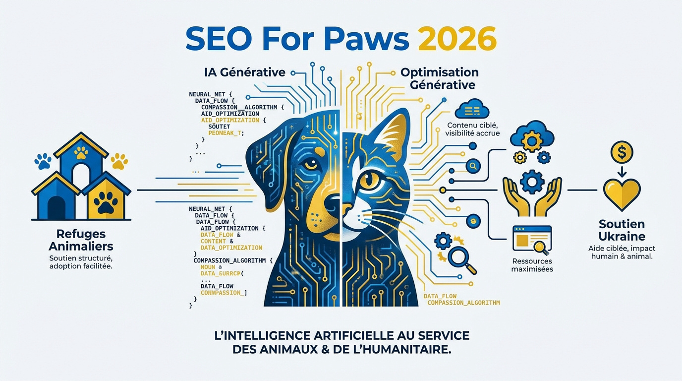 Conférence SEO For Paws 2026 alliant expertise en intelligence artificielle et soutien aux refuges animaliers en Ukraine