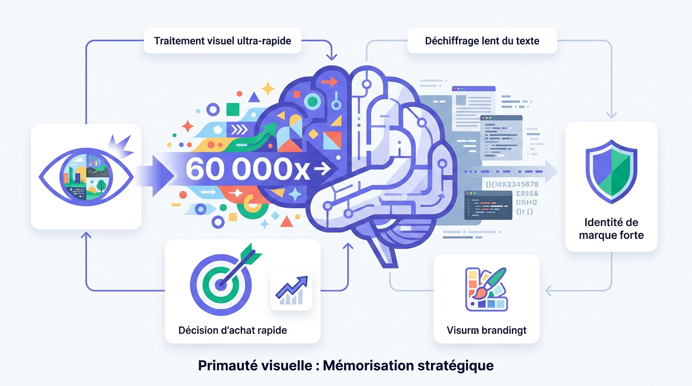 Mécanismes de mémorisation visuelle en marketing