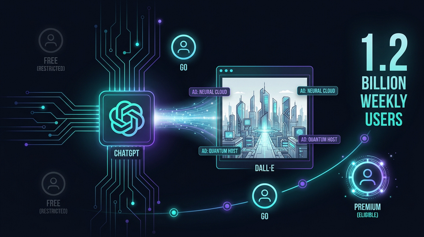 Interface ChatGPT et DALL-E montrant l'évolution technologique et publicitaire